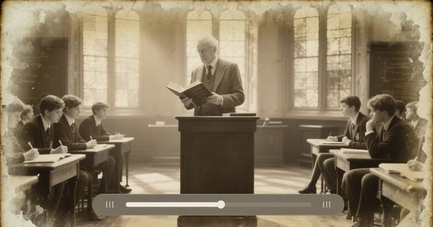 old educational video