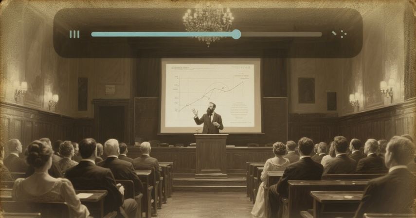 blurry lecture video