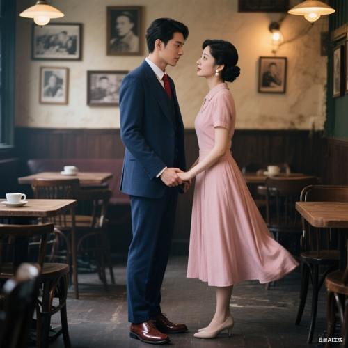 old romantic drama with dark lighting