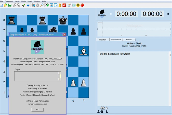 Play against Shredder (mobile) chess computer (FREE)