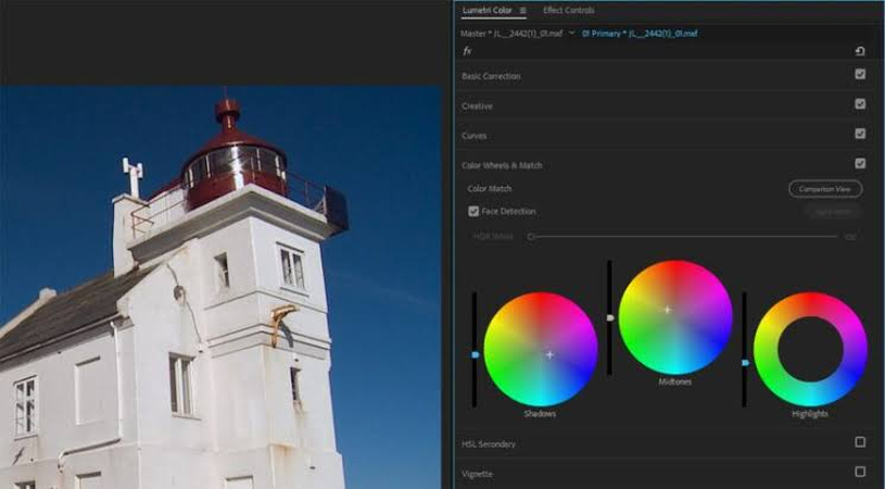Adjust lumetri color for contrast and clarity premiere pro