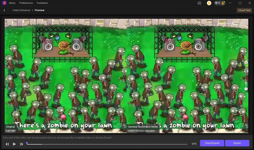 visualizar gravação de PvZ aprimorada