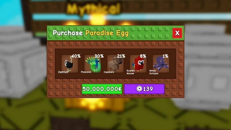 purchase paradise egg