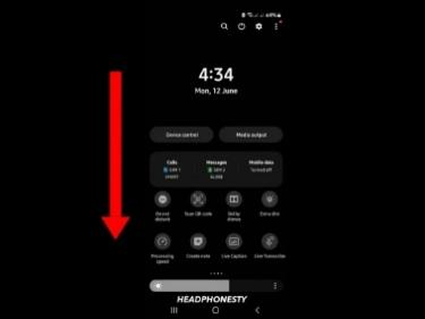 quick settings panel dnd android