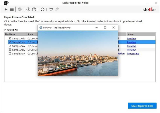 seleccionar guardar el archivo reparado