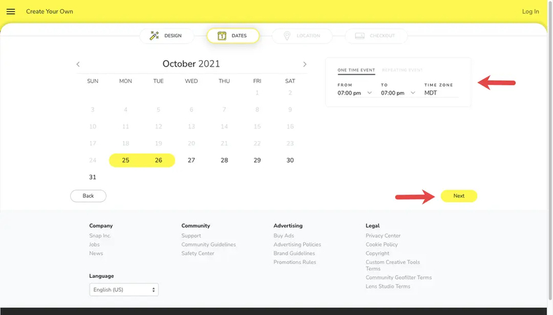 selecionar eventos repetidos