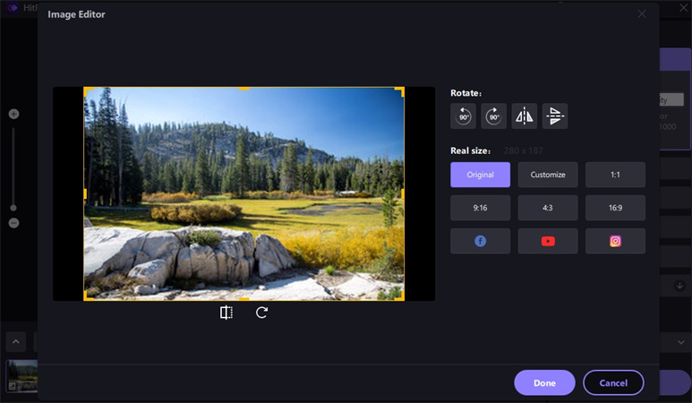改變 Instagram 照片大小