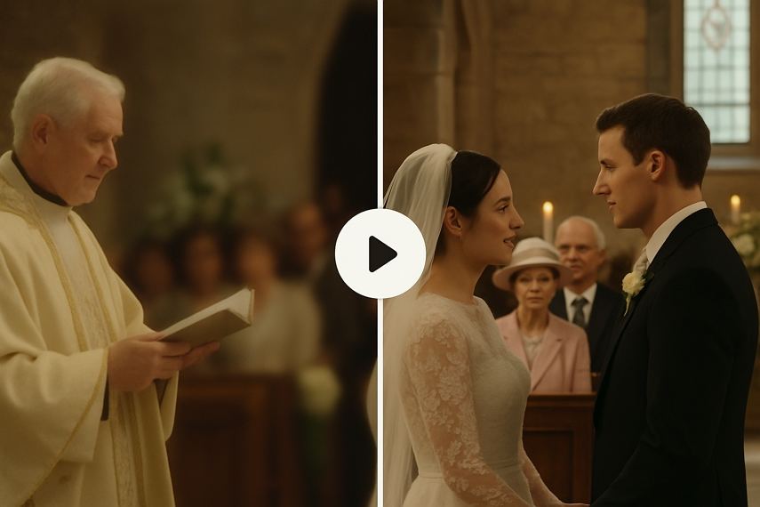 facial restoration in wedding video