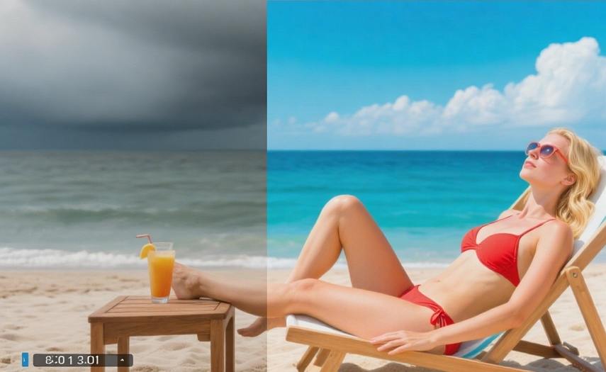 restore washed out color in video