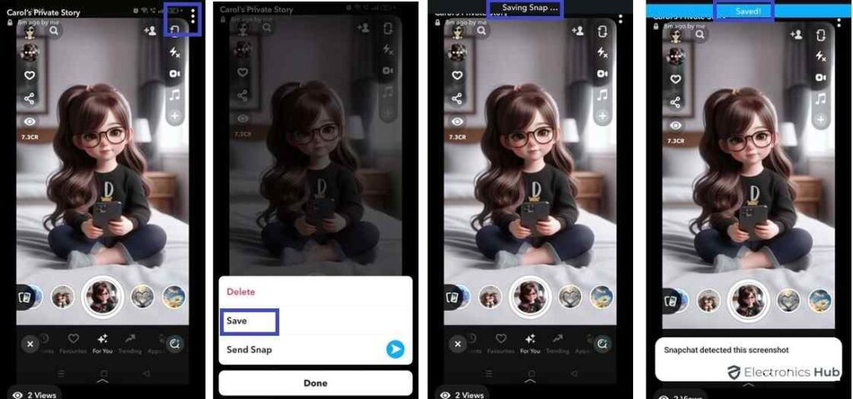 Seleccionar la opción de guardar