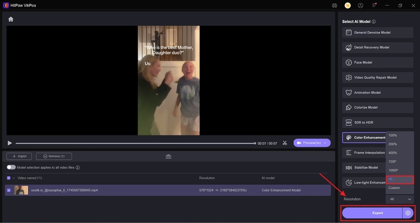 save high resolution mothers day video
