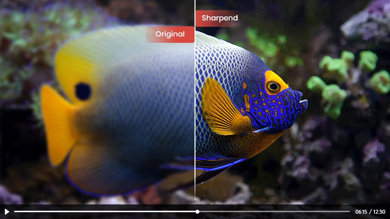 IA vidéo sharpen pour améliorer l'expérience de visionnage
