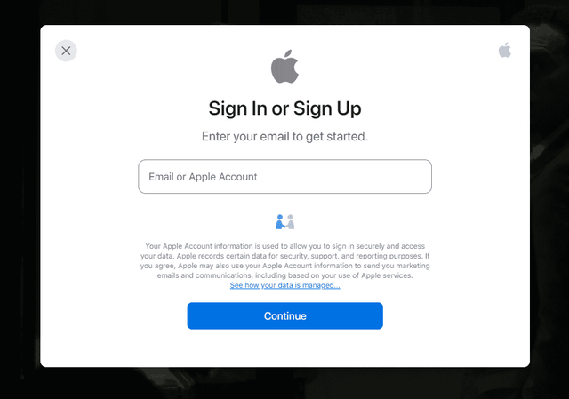 Apple TV 가입하기