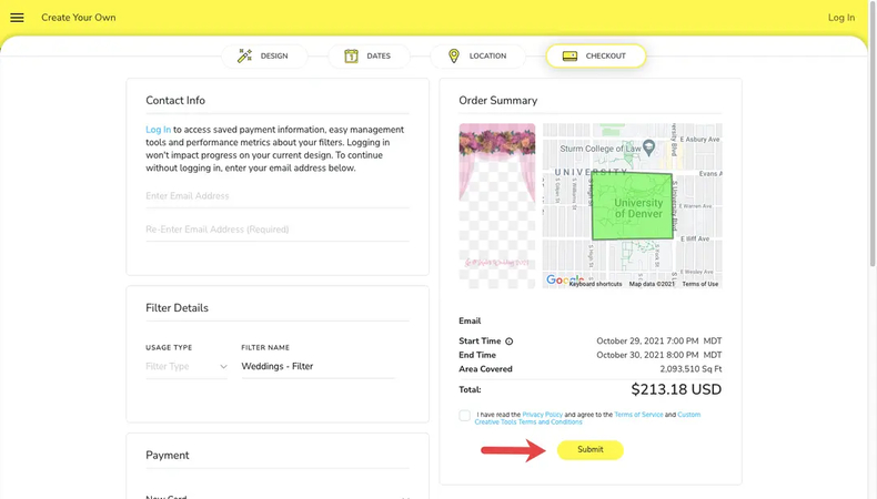 clicar no botão submit