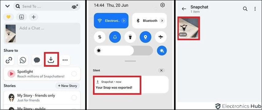Descargar video de Snapchat