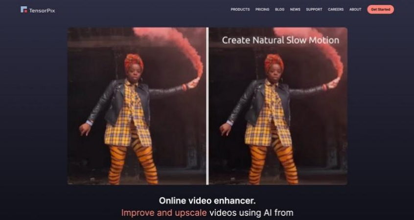 tensorpix enhanced video
