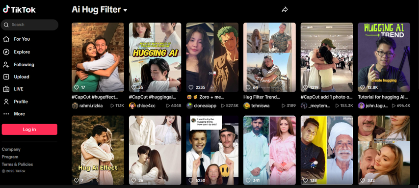 tiktok-ai-hug-filter-and-virtual-hug-effect