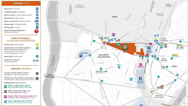 transportation guide for roland garros