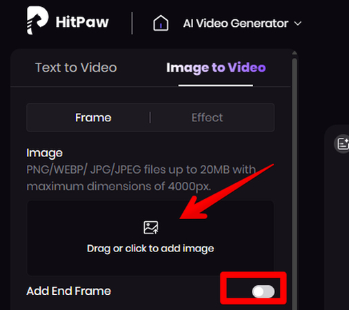bild auf hitpaw online hochladen