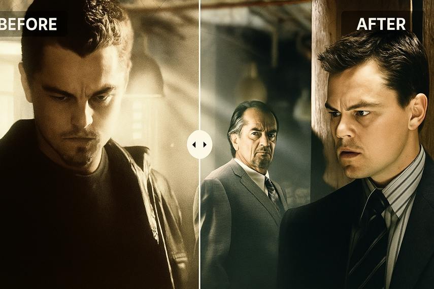 upscale the departed to 4k