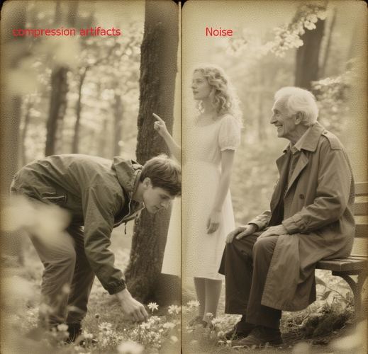 video compression vs artifacts