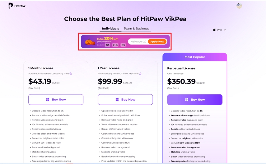 hitpaw vikpea coupon