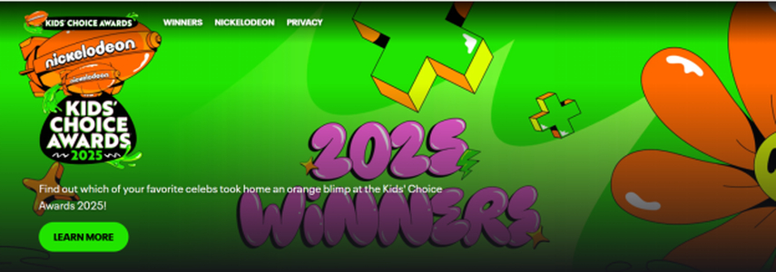 vote easily on nick website
