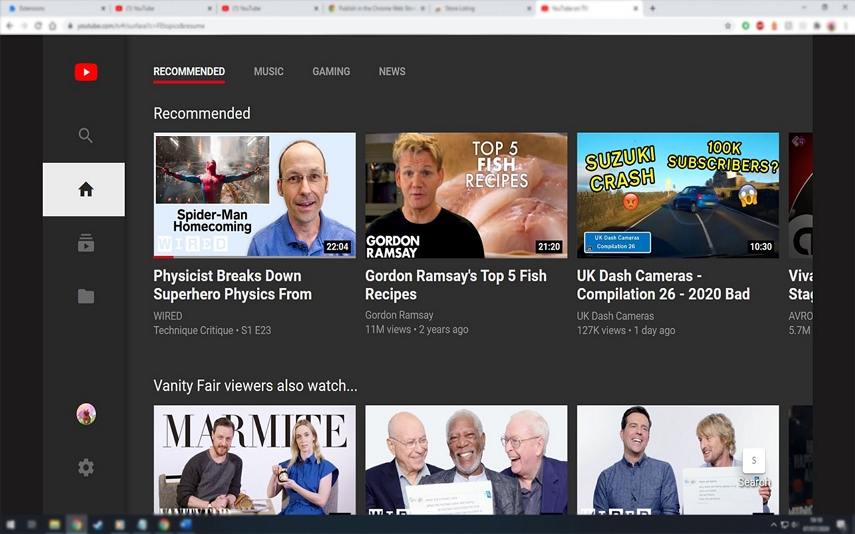 regarder youtube tv sur ordinateur