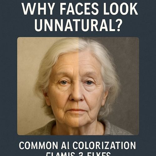 why faces look unnatural
