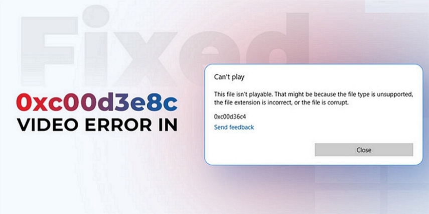 Understanding and Resolving the 0xc00d3e8c Error