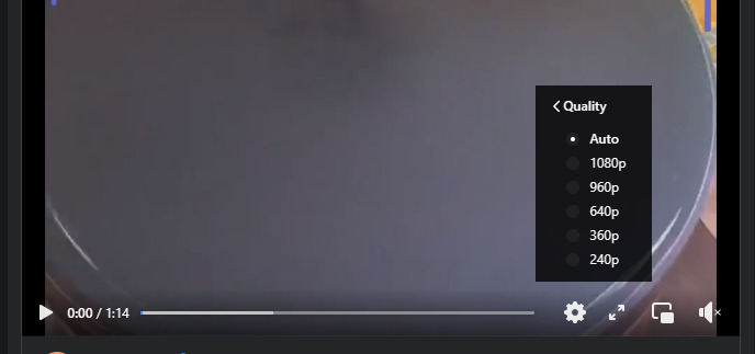 lower facebook video quality on pc
