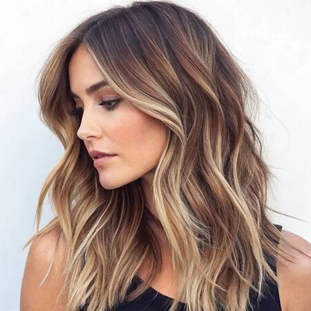 分層漸層長狼尾頭裁