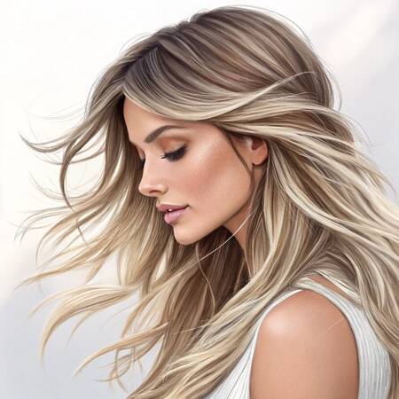 輕盈飄逸的長狼尾頭裁