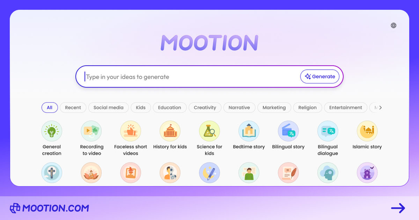 Mootion KI-Videoreparatur Online-Plattform – beschädigte MP4-Videos im Browser reparieren