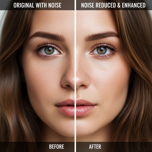 remove noise from faces