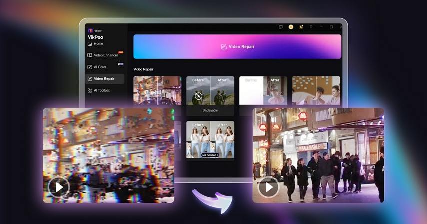 AI로 dashcam 영상 복구