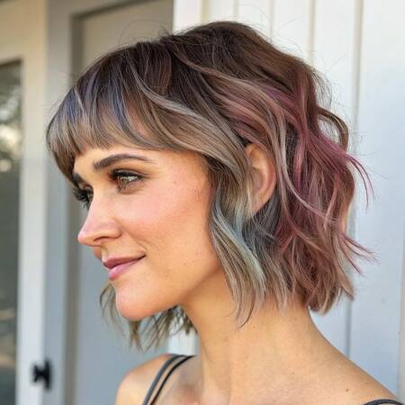 復古混染狼尾頭