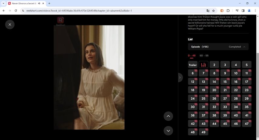 película nunca divorciarse de una heredera millonaria secreta