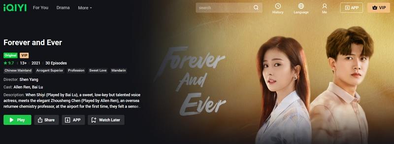 Guide to Watch and Download Forever and Ever Chinese Drama