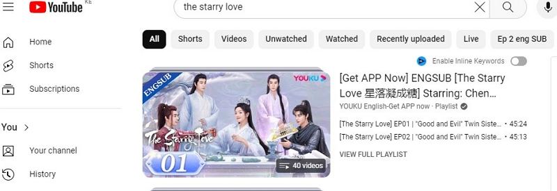 유튜브에서 The Starry Love 보기