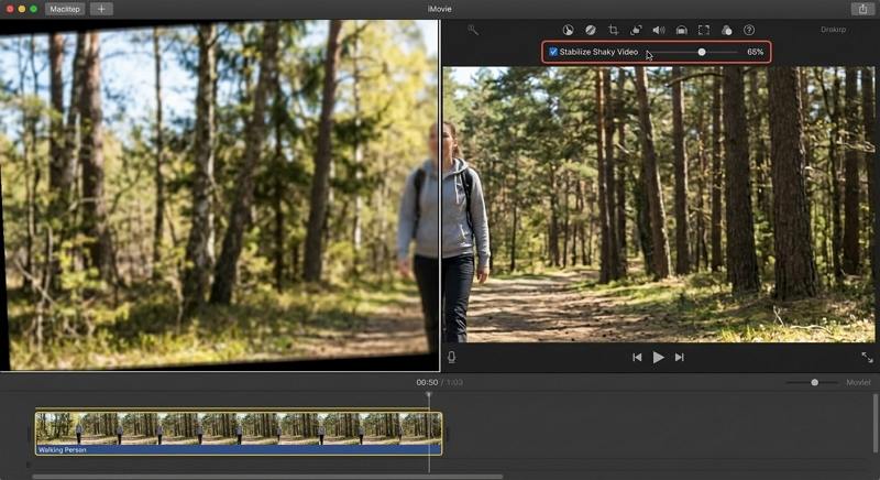 stabilize videos imovie