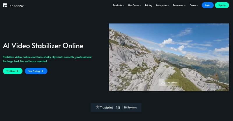 tensorpix stabilize videos