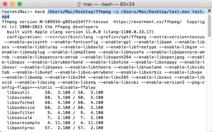 comment convertir quicktime en mp4 sur mac