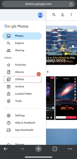 Open Utilities on google video editor free
