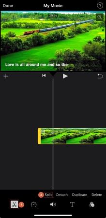 iMovie 다운로드한 영화 자막 가져오는 방법