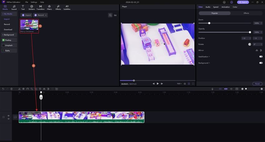 HitPaw Edimakor premiere pro text