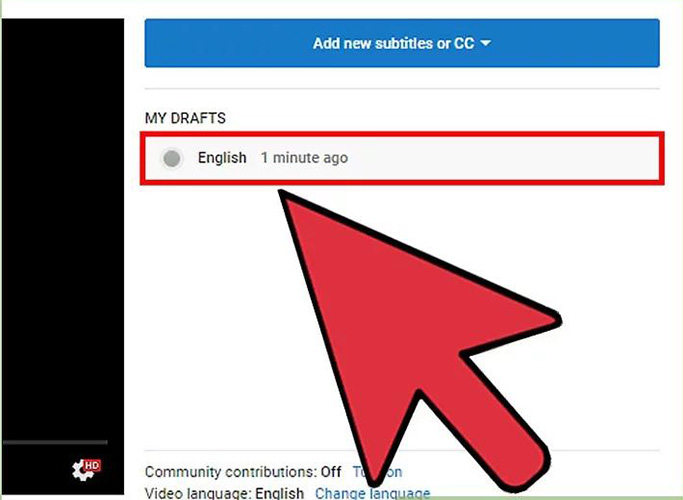 how to add captions to youtube