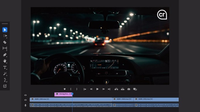 Adobe Premiere Pro (With AI Plugins) enhancing low-light video quality