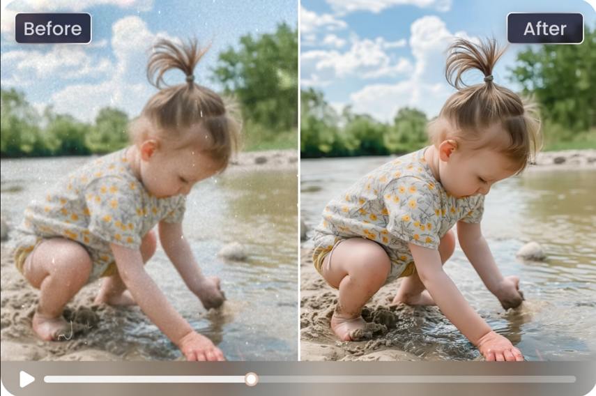 ai enhance blurry video