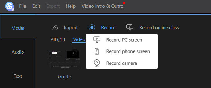 ApowerEdit Screen Recorder